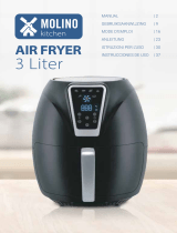 MOLINO 3 Liter Digital Air Fryer Manuale utente