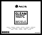 NGS GLEAM 1027C SMART WIFI BT-RGB-W LED BULB Manuale utente