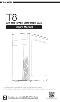 ZALMAN T8 ATX Mid Tower Computer Case Manuale utente