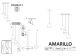 Svet svetil AMARILLO MAX 3X5W LED Pole chandelier Manuale utente