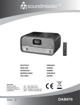 Soundmaster DAB970 Manuale utente