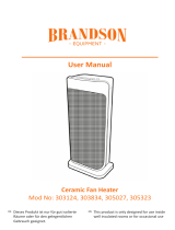 Brandson 303124 Ceramic Fan Heater Manuale utente