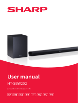 Sharp HT-SBW202 2.1 Soundbar Manuale utente