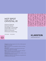 Klarstein 10032942 HOT SPOT CRYSTAL IR Infrared Heater Manuale utente
