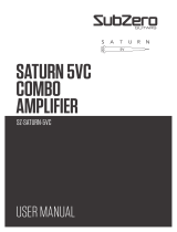 Sub-Zero SUB-ZERO SZ-SATURN-5VC Saturn 5VC Combo Amplifier Manuale utente