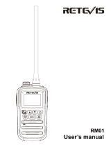Retevis RM01 Marine Two-Way Radios Manuale utente