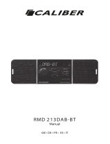 Caliber RMD213DAB-BT Car radio Manuale utente