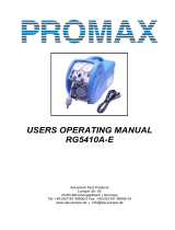 Promax RG5410A-E Manuale utente
