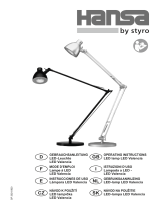 Hansa LED lamp LED Valencia Manuale utente