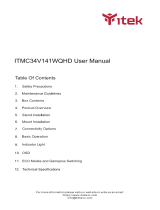Itek ITMC34V141WQHD Manuale utente