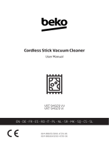 Beko VRT-94929 VV Cordless Stick Vacuum Cleaner Manuale utente