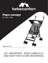 BEBECONFORT Peps+canopy Stroller Blue Line Manuale utente