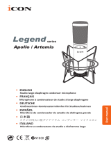 Icon Legend Series Studio Large Diaphragm Condenser Microphone Manuale utente