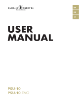 Gold Note PSU-10 Manuale utente