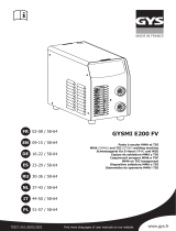 GYS I E200 FV Single Phase Portable Welding Machine Manuale utente