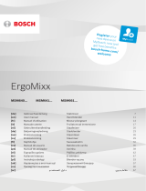 Bosch MSM640, MSM641, MSM661 ErgoMixx Hand Blender Manuale utente