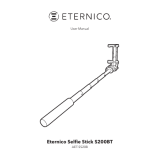 ETERNICO AET-SS20B Eternico Selfie Stick Manuale utente