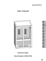 Sentiotec Onni Small 1-053-079 Infrared Cabin Manuale utente