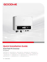 Goodwe XS Series Grid-Tied PV Inverter Manuale utente