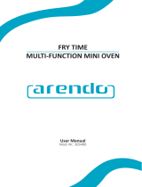 Arendo 305400 Fry Time Multi-Function Mini Oven Manuale utente