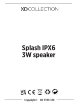 XDCOLLECTION Splash IPX6 3W Speaker Manuale utente