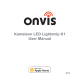 Onvis K1 Kameleon LED Lightstrip Manuale utente