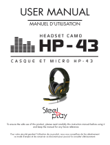 Steelplay HP-43 Manuale utente