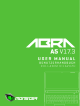 Monster Abra A7 V13.1 17.3″ Gaming PC Notebook Manuale utente