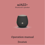 KREAFUNK aJAZZ+ Bluetooth Speaker Manuale utente