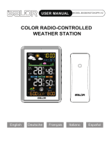 BALDR B0360WST2H2PR-V2 COLOR RADIO-CONTROLLED WEATHER STATION Manuale utente