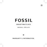 Fossil DW13F3 Gen 6 44mm Wellness Edition Touchscreen Smartwatch Manuale utente