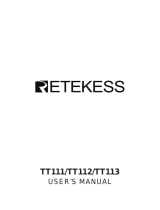 ETEKESS TT111/TT112/TT113 Wireless Earhook Tour Manuale utente
