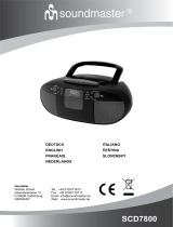 Soundmaster SCD7800 Manuale utente