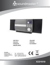Soundmaster ICD1010AN Manuale utente