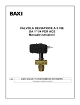 Baxi 3-Way Valve 1 Inch 1/4 For Domestic Hot Water Manuale utente