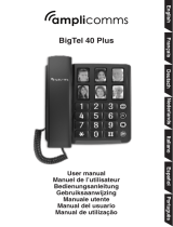 Amplicomms BigTel 40 Plus Big Button Amplified Corded Telephone Manuale utente