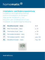 HomeMatic HmIP-WTH-B-2 Manuale utente