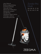 ZEEGMA Zonder Pro Multi Industrial Vacuum Cleaner Manuale utente