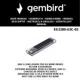 Gembird EE2280-U3C-02 Manuale utente