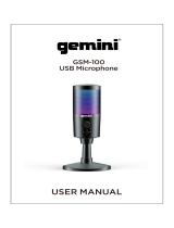 Gemini GSM-100 Manuale utente