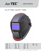 AerTEL YOGA, CA-27 YOGA Welding Helmet Manuale utente