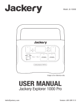 Jackery JE-1000B Manuale utente