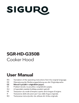 SIGURO SGR-HD-G350B Manuale utente