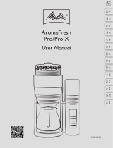 Melitta AromaFresh Pro-Pro X Improved Filter Coffee Machine Manuale utente