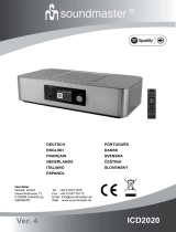 Soundmaster ICD2020 Manuale utente