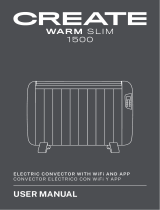 Create WARM SLIM 1500W Manuale utente