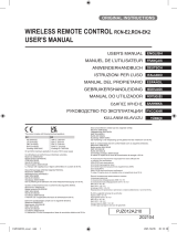 Mitsubishi Heavy RCN-EK2 Manuale utente