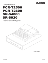 Casio SR-S920 Manuale utente