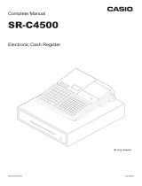 Casio SR-C4500 Manuale utente