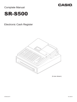 Casio SR-S500 Manuale utente